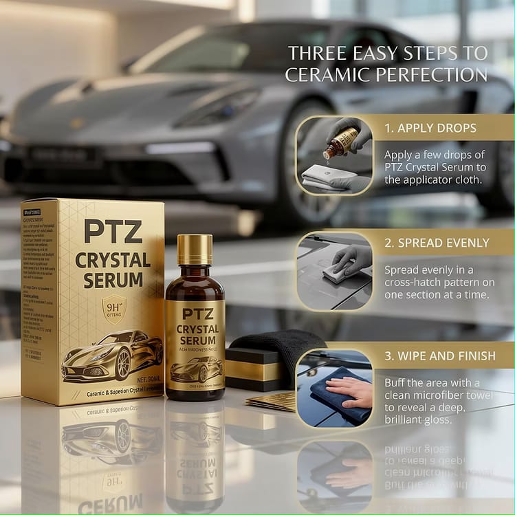 PTZ Crystal Serum 9H+ COATING Process