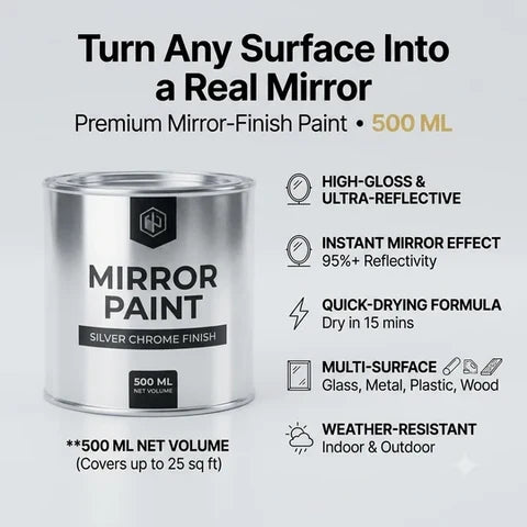 Silver Looking Mirror Paint ( China import )
