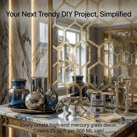 Silver Looking Mirror Paint ( China import )