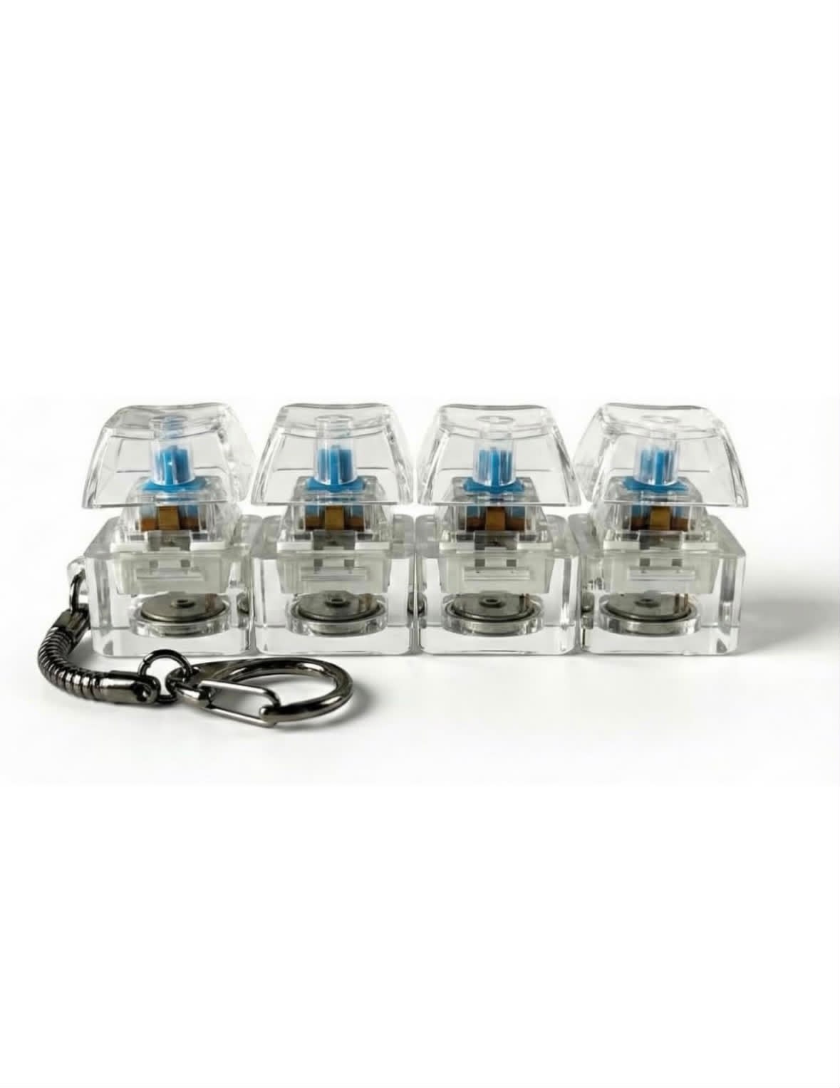 Keyboard Fidget Stress Relief Keychain for Kids & Adults