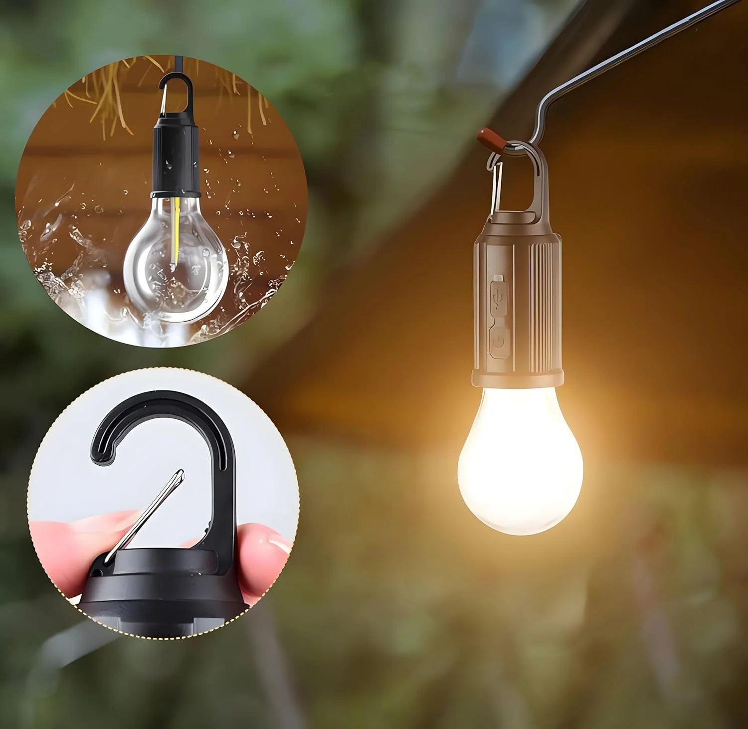 GlowMax Rechargeable Camping Bulb