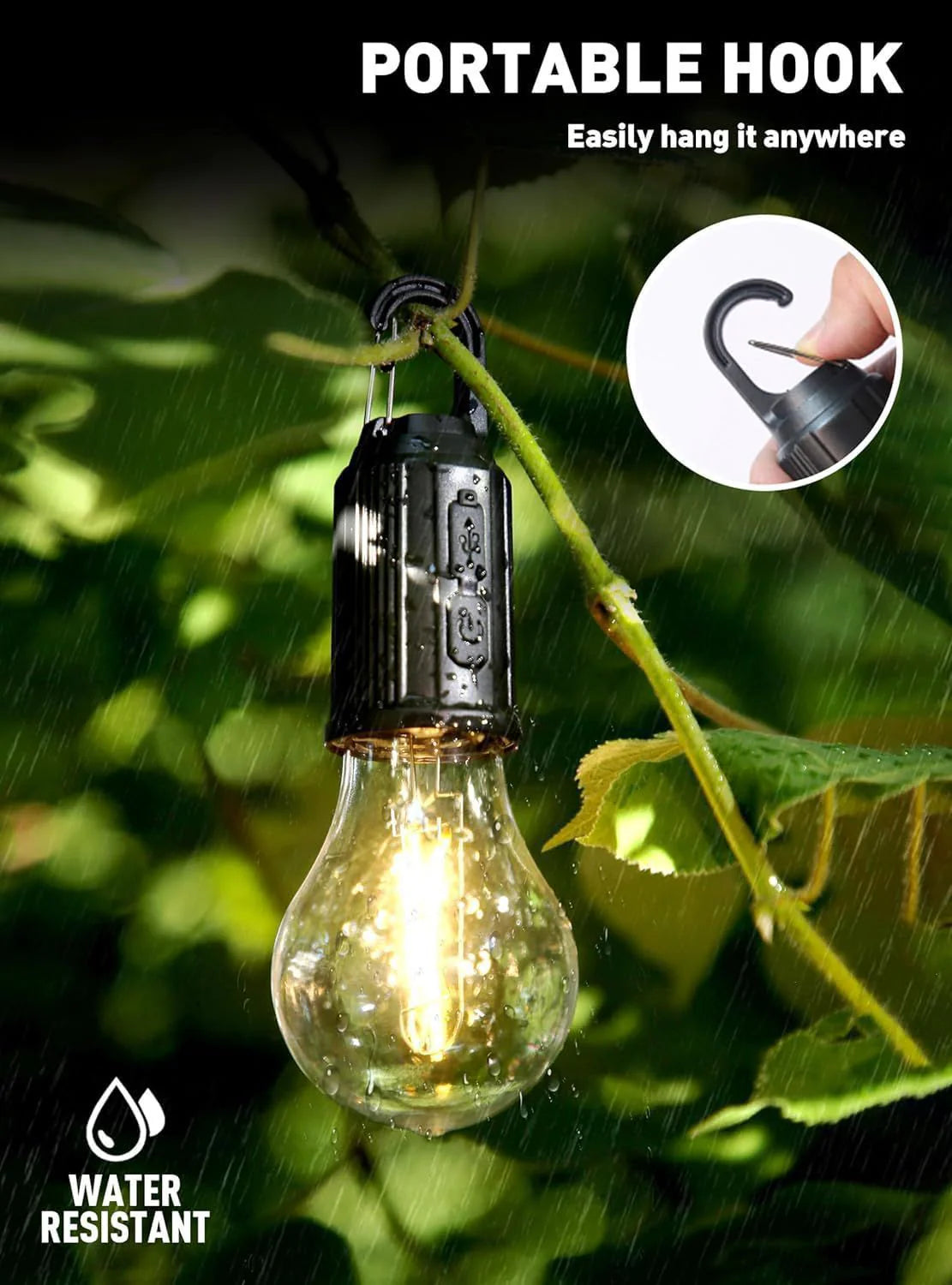 GlowMax Rechargeable Camping Bulb