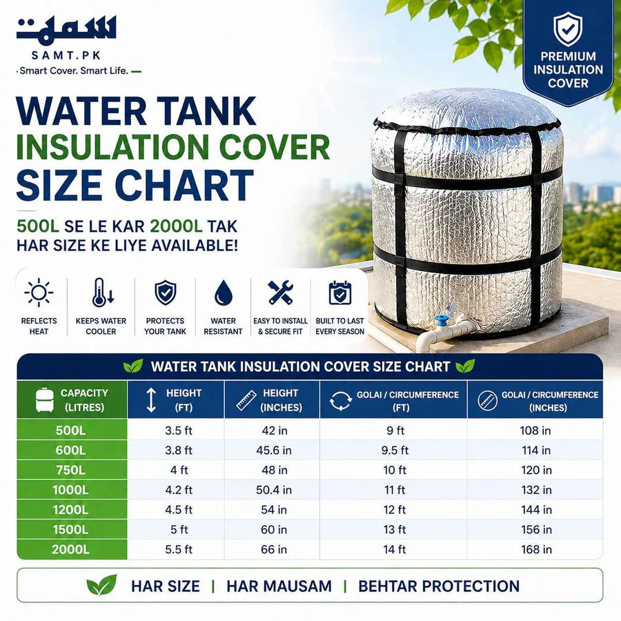Water Tank Insulation Universal Adjustable Cover
