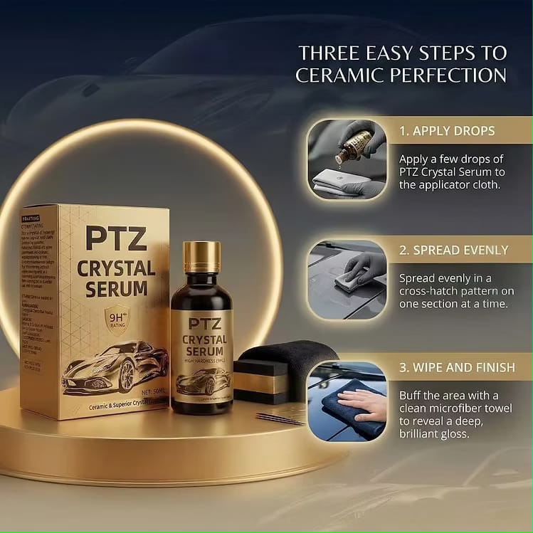 PTZ Crystal Serum 9H+ COATING Process
