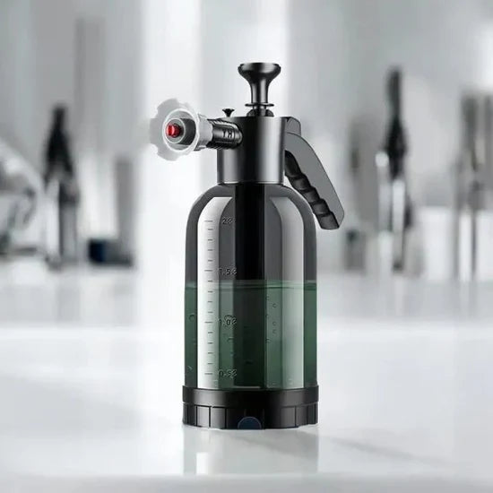 2L Hand Pump Foam Car Wash Sprayer – Air Pressure Cleaning & Gardening Spray Bottle